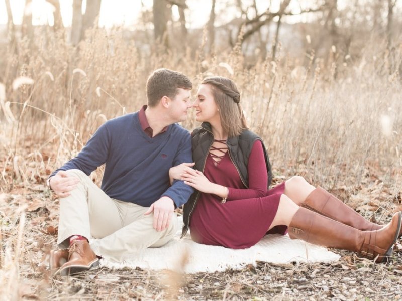 Cozy Winter Distillery District Engagement&nbsp;Session