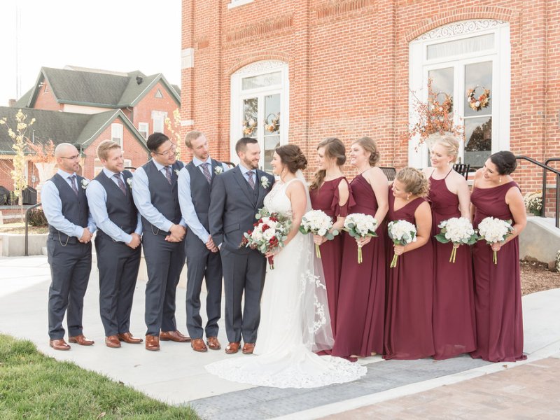Brittany and Bryan’s Huntingburg Old Town Hall&nbsp;Wedding